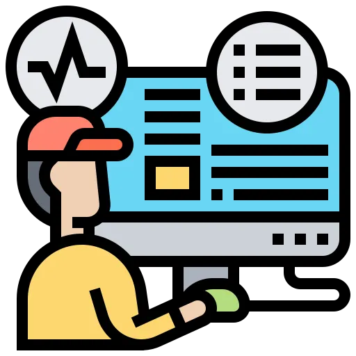 Website maintenance and support icon – 24/7 support Yadgir
