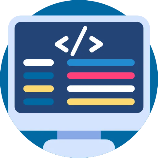 Website development service icon – custom web development Yadgir